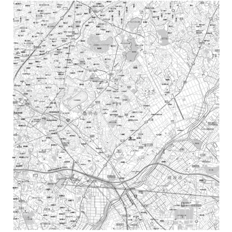 C豊明市白図 1／25,000PDFタウンロード販売