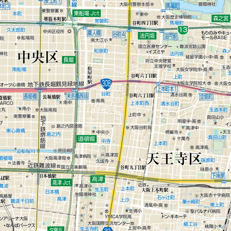 B大阪市中央区1／25,000地図タウンロード販売