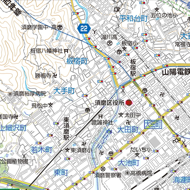 A神戸市須磨区1/25000PDF地図タウンロード販売 | 地図素材 A神戸市須磨区1/25000PDF地図タウンロード販売 | 地図素材