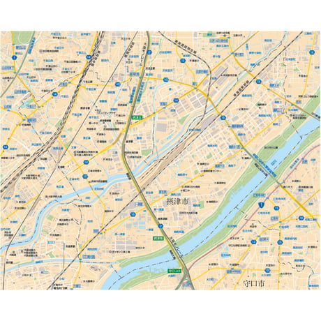 B摂津市1／25,000地図タウンロード販売