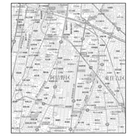 C大阪市生野区1／25,000白地図タウンロード販売
