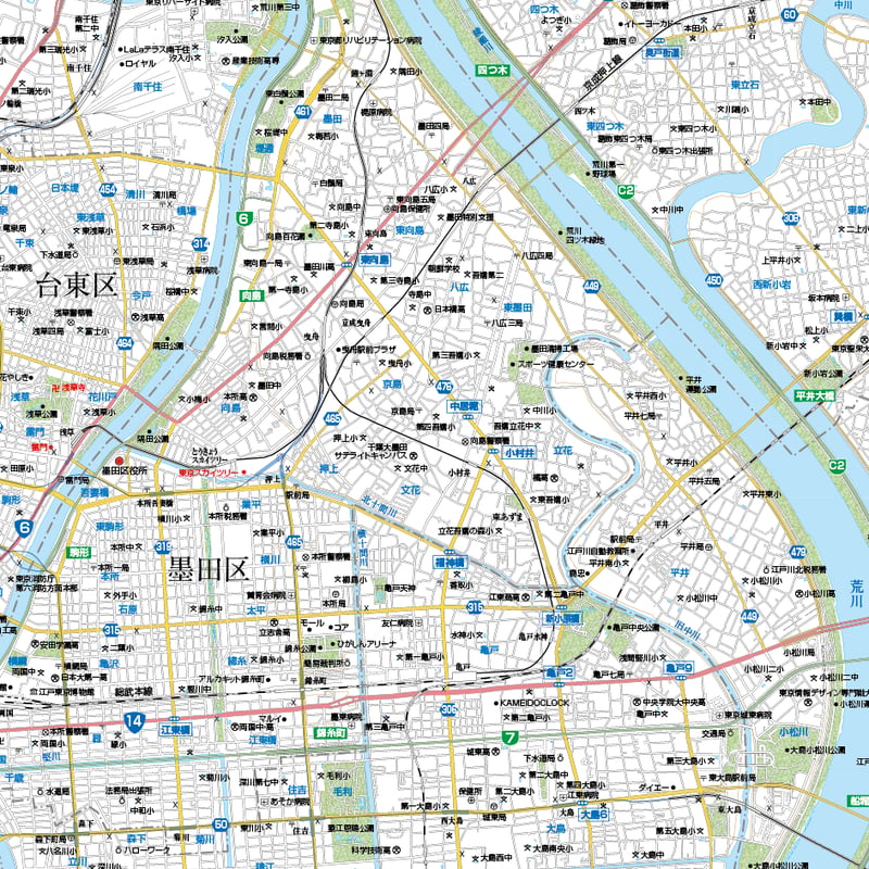 A東京23区全図1／25,000地図ダウンロード販売 | 地図素材
