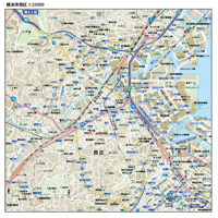 B横浜市西区1/25000地図タウンロード販売