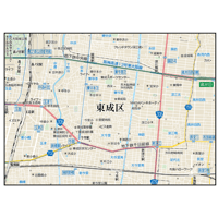 B大阪市東成区1／25,000地図タウンロード販売