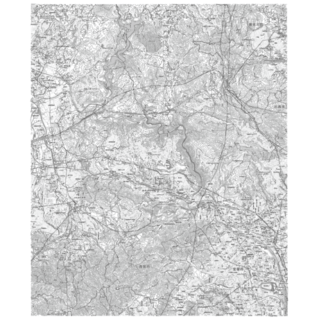 C西宮市白図1/25000PDFタウンロード販売