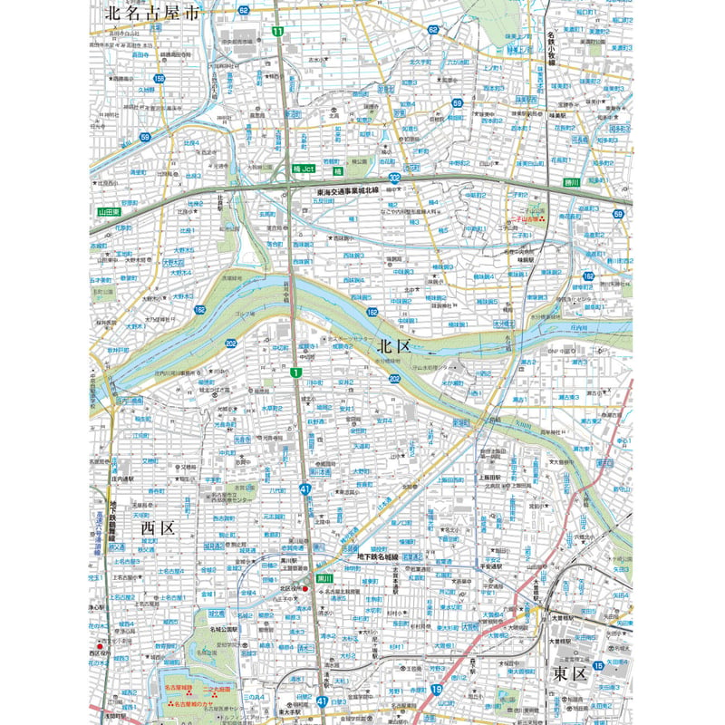 A名古屋市北区1/25000 | 地図素材
