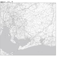 Cタイプ愛知県詳細白地図1/200000タウンロード販売