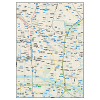 B大阪市平野区1／25,000地図タウンロード販売