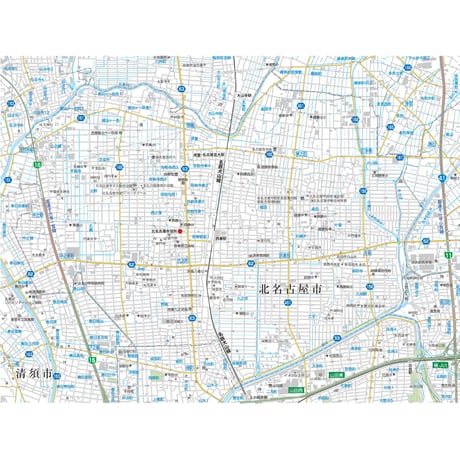 A北名古屋市1/25000地図タウンロード販売