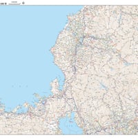 Aタイプ福井県詳細地図1/200000タウンロード販売