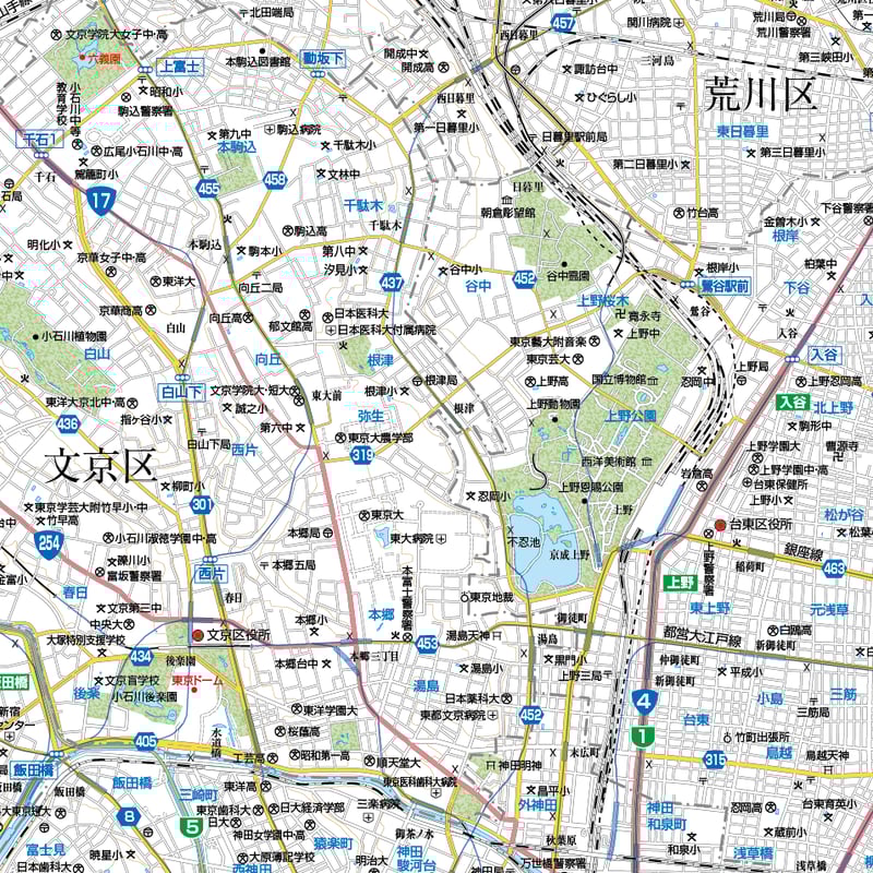 23区全図 B東京23区全図1／25,000地図ダウンロード販売 | 地図素材