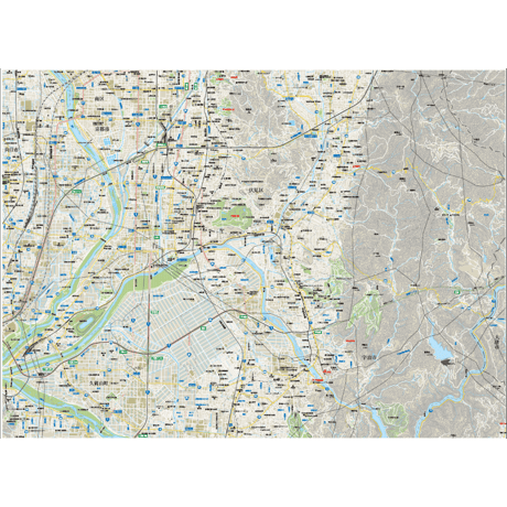 B京都区別伏見区1／25,000PDF地図タウンロード販売