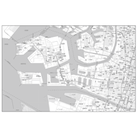 C大阪市住之江区1／25,000白地図タウンロード販売