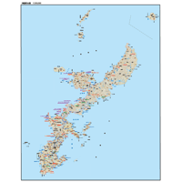 Bタイプ沖縄県本島詳細地図1/200000タウンロード販売