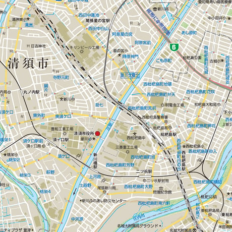 B清須市 1／25,000PDF地図タウンロード販売