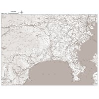 Cタイプ神奈川県詳細白地図1/200000 ダウンロード販売