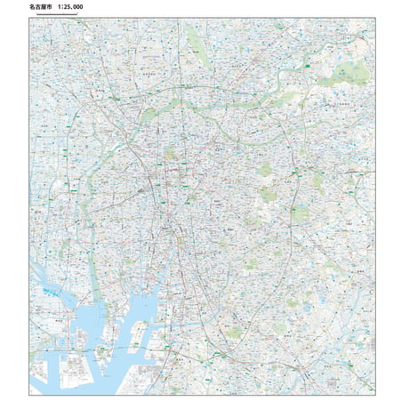 A名古屋市全図1/25000地図タウンロード販売