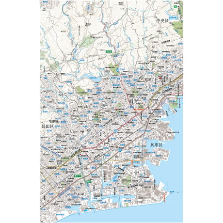 A神戸市兵庫区1/25000地図タウンロード販売