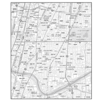 C大阪市住吉区1／25,000白地図タウンロード販売