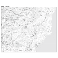 C西原町1/20000白地図ダウンロード販売