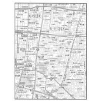 C大阪市天王寺区1／25,000白地図タウンロード販売