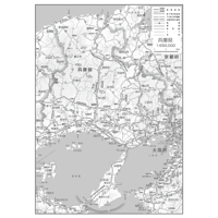 県別マップ　C兵庫県白地図ダウンロード販売
