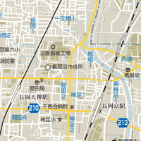 B長岡京市1／25,000PDF地図タウンロード販売