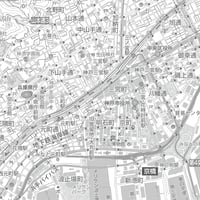 C神戸市中央区白地図1/25000PDFタウンロード販売