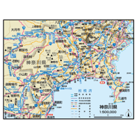県別マップ　B神奈川県地図ダウンロード販売