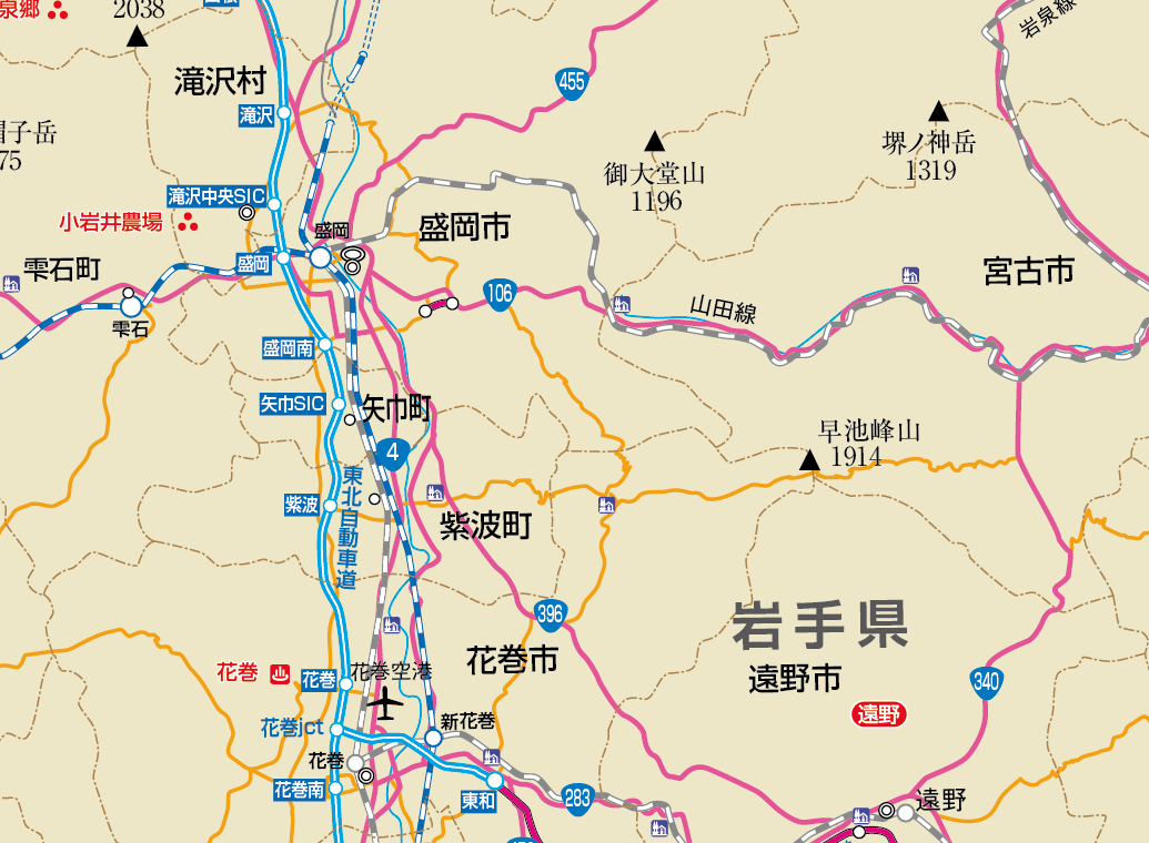 いわてマップ 詳細岩手県市町村全図　平成11年版（1999年）　岩手日報社 分県地図 岩手県 (分県地図 3) | 昭文社 地図 編集部 |本 | 通販