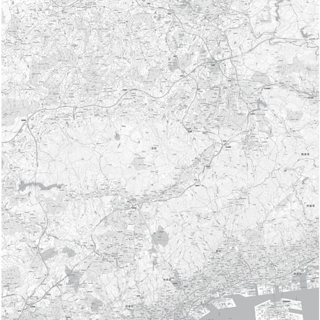 C神戸市北区1/25000白地図タウンロード販売