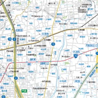 A門真市1／25,000 PDF地図タウンロード販売