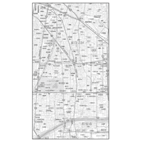 C大阪市東住吉区1／25,000白地図タウンロード販売