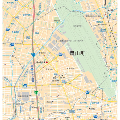 B豊山町1/25000地図タウンロード販売