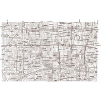C京都区別 下京区1/25000白地図タウンロード販売