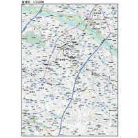A川崎市高津区1/25000地図ダウンロード販売