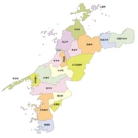 47都道府県行政区_愛媛県無料地図