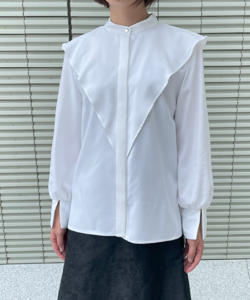 fete フェテ ケープブラウス ホワイト fete フェテ Stella cape