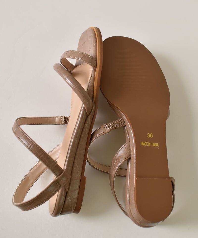 ◉未使用◉le♡babe レバーべ ラメ バックストラップサンダル ◉未使用◉le♡babe レバーべ ラメ バックストラップサンダル