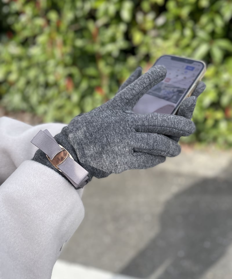 スマホ対応 抗菌加工リボングローブ | el.Meray-エルミレイ- 公式通販