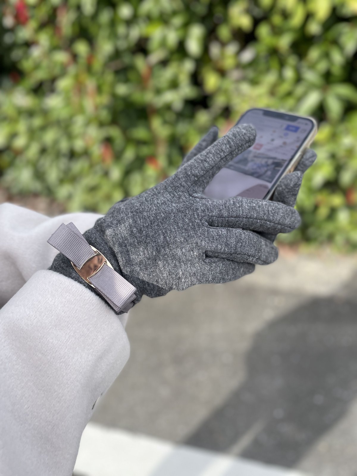 スマホ対応 抗菌加工リボングローブ | el.Meray-エルミレイ- 公式通販