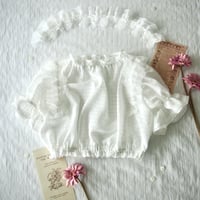 フラワーブラウス【 White 】