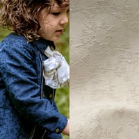 王子様シャツ【 花柄ジャガード / Cream / シャツ単品 】