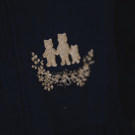 絵本ワンピース【 3びきのくま / Navy 】
