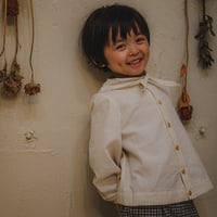 小人ブラウス【 3びきのくま / Off white 】