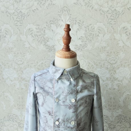 王子様シャツ【 トワルドジュイ/Dusty blue/シャツ単品 】
