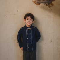 王子様シャツ【 3びきのくま / Navy 】