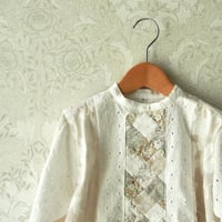 パッチワークブルームブラウス【 スイートウォルナット 】