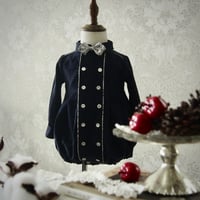 王子様コーデュロイロンパース 【 Jingle Bells 】