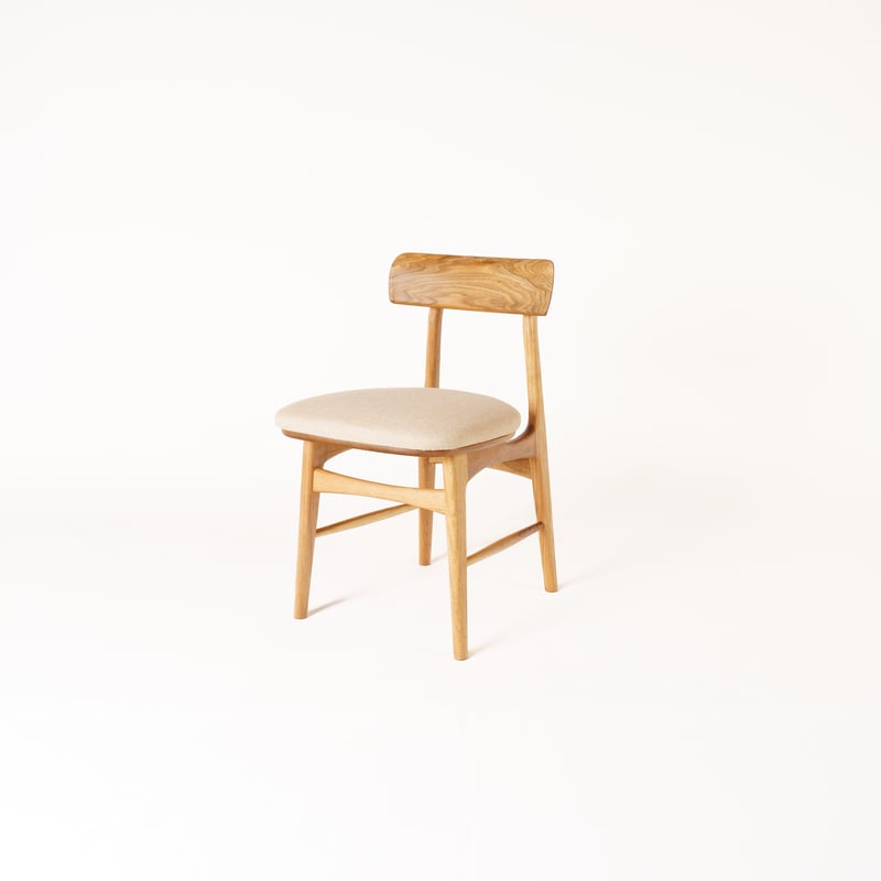 THREE ローバック ダイニングチェア 張座 | WOOT ONLINE STORE